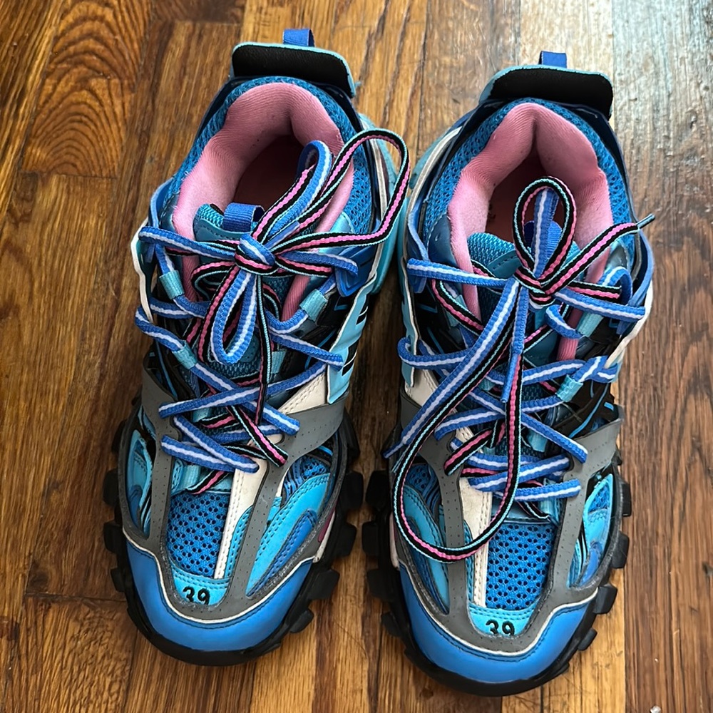 COPY - Balenciaga Track Runners Blue/Pink